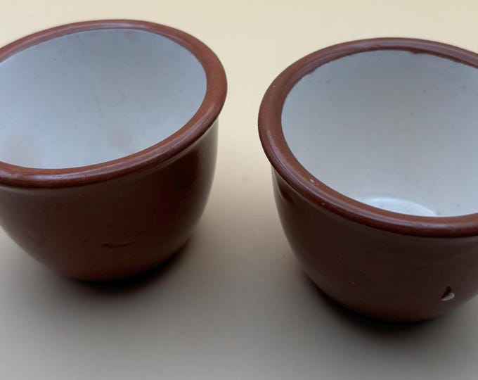 Vintage Guernsey Cooking Ware Brown Glazed Pottery Germany Lover Antiques Vintage