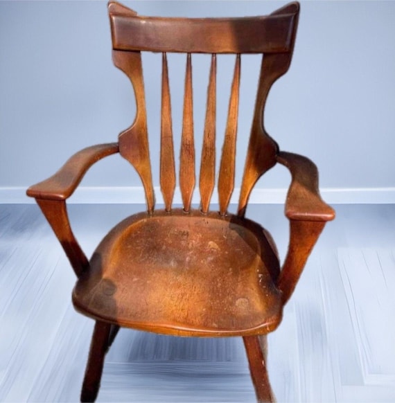 Vintage Herman De Vries Art Deco Style Chair Rare Devries Piece of