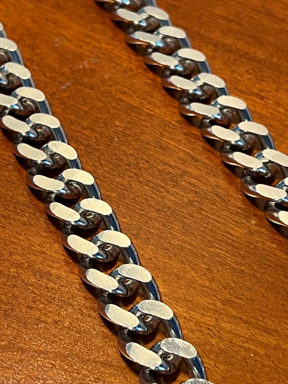 Vintage NYC Accessocraft Silver Tone Metal Belt or Necklace  display picture 2