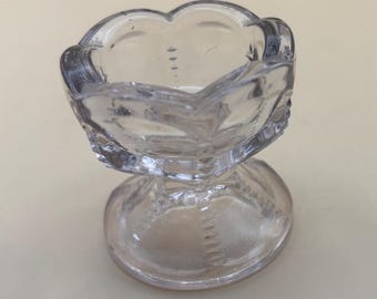 Vintage Cambridge Colonial Salt Dish Glass Bowl Lover Antiques and Vintage