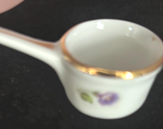 Vintage Lasserre Restaurant Paris Souvenir Miniature Sauce Pan Lover Antiques and Vintage