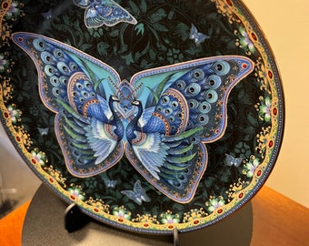 Vintage Sapphire Splendor Enchanted Wings Limited Edition by Oleg