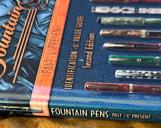 Vintage Fountain Pens Past & Present Book, Identification and Value Guide Book, by Paul Erano, Lover Antiques and Vintage