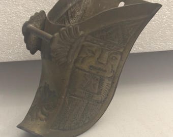 Spanish Conquistador Brass Stirrup, Collectible Spanish Conquistador, Lover Antiques and Vintage