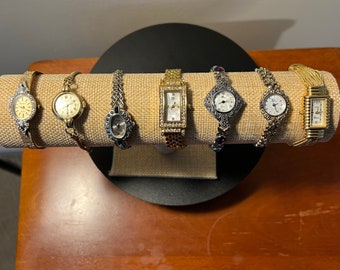 Vintage Watches, Choose From Vintage Watch Women’s Time Pieces, Jewelry, Wyler, Elizabeth Taylor, Lucien Piccard, Medana, Faberge, Cenere