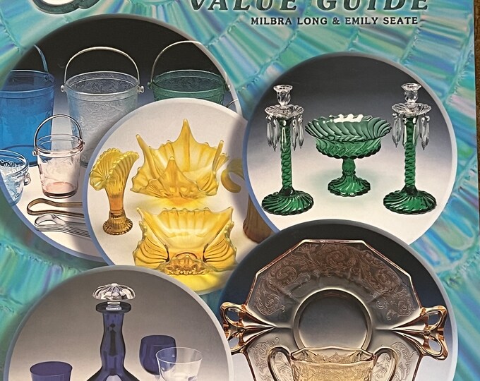 The Fostoria Value Guide Book by Milbra Long & Emily Seate Glass Art Book Lover Antiques and Vintage