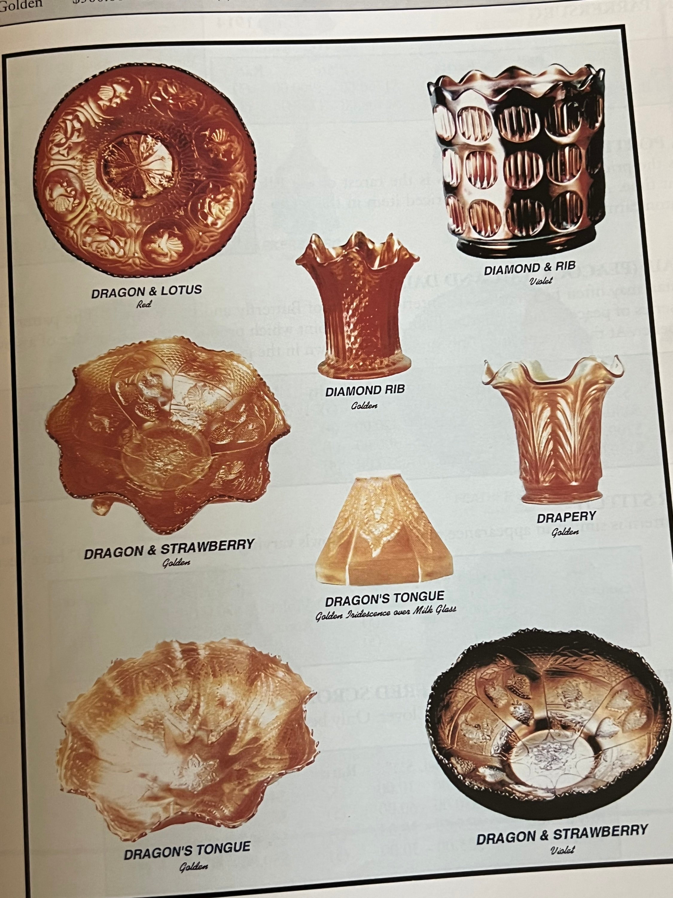 Vintage Fenton Art Glass Identification and Value Guide Book by