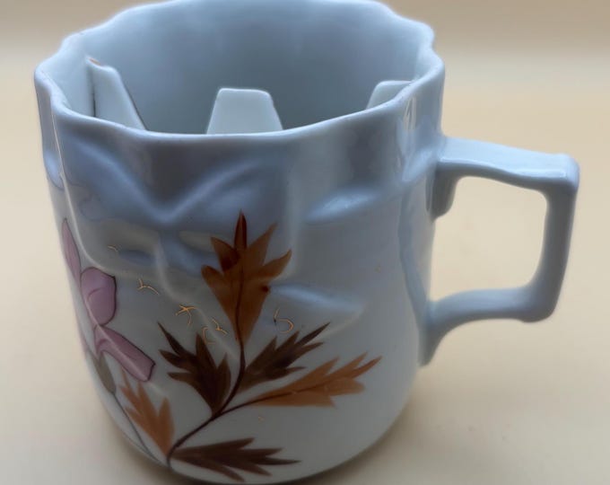 Antique Porcelain Shaving Mug Mustache Cup Lover Antiques and Vintage