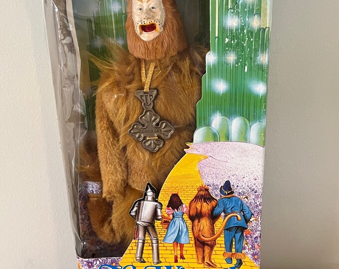 Vintage Cowardly Lion from The Wizard of Oz 50th Anniversary Dolls Coward Lions Doll Lover Antiques and Vintage