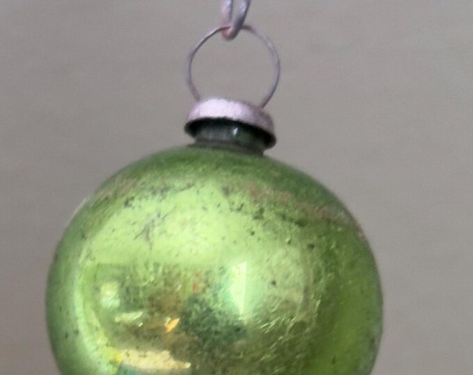 Vintage Shiny Brite Striped Ball Ornament Circle Circa 1940’s Lover Antiques and Vintage