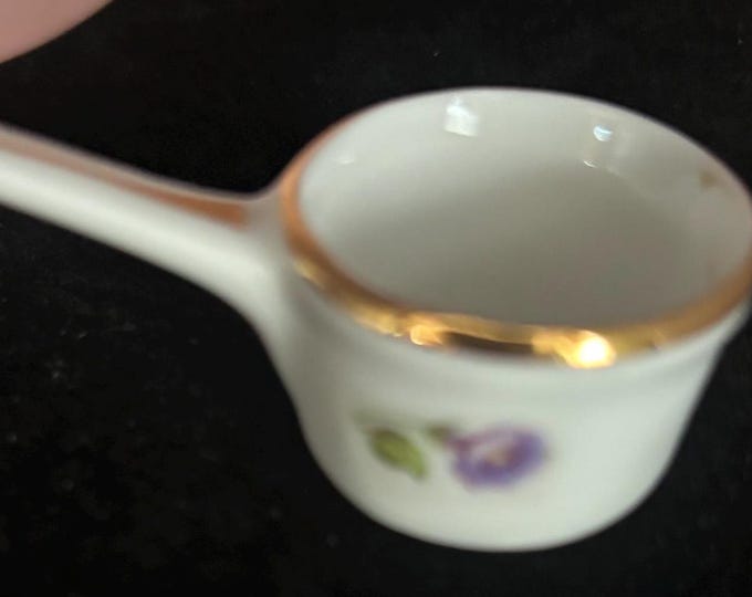 Vintage Lasserre Restaurant Paris Souvenir Miniature Sauce Pan Lover Antiques and Vintage