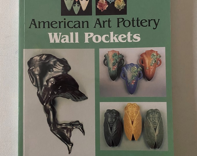 American Art Pottery Wall Pockets Book, by Mark Bassett, Lover Antiques and Vintage