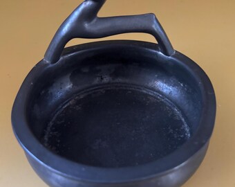 Vintage Antelope or Deer Bowl Numbered 330 Pewter by Rice Bernard Rice's Sons, Inc Lover Antiques and Vintage