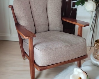 Cushman Colonial Creations Dorset Barrel Back Chair No. 1180, Rustic Home Decor