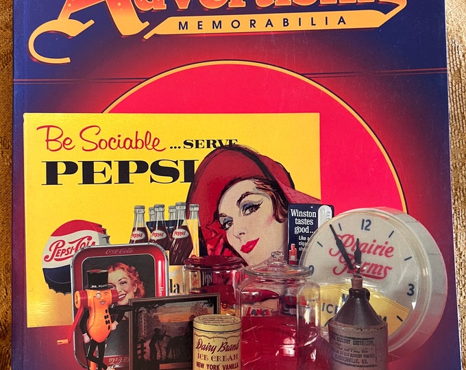 Value Guide to Advertising Memorabilia Guide Book, by BJ Summers, Lover Antiques and Vintage
