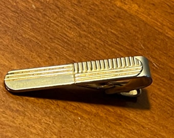 Vintage Speidel mens brass tie clip circa 1950’s mid century modern collectibles
