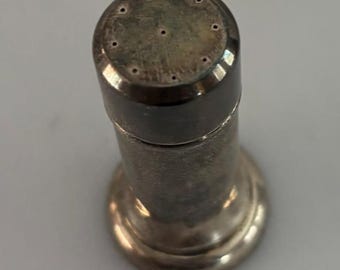 Antique Sterling Silver Salt Shaker Lover Antiques and Vintage
