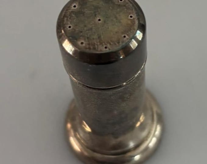 Antique Sterling Silver Salt Shaker Lover Antiques and Vintage