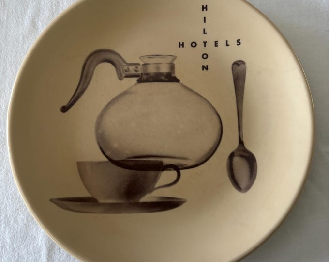 Vintage Melmac Watertown 7” Plate Hilton Hotels Lifetime Ware Dinner Plate Lover Antiques and Vintage