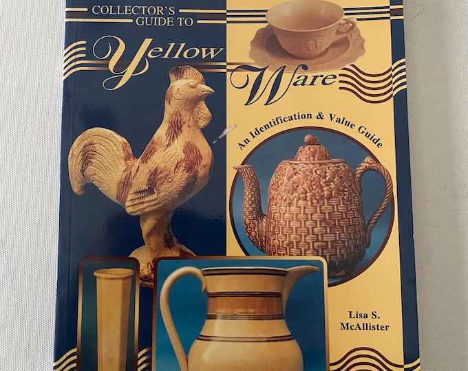 Yellow Ware Book Lover Antiques and Vintage