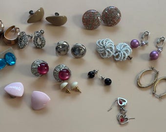 Vintage Earrings Collection Variety Jewelry Lot Lover Antiques and Vintage