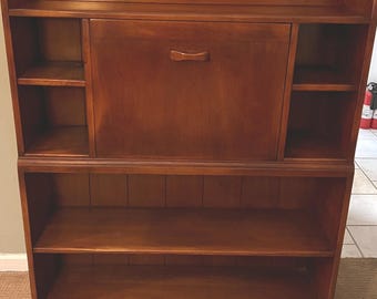Cushman Colonial Creations Ezekiel Crane Bookcase Desk #5-119, Cushman Book Case, Cushman Desk, Lover Antiques and Vintage