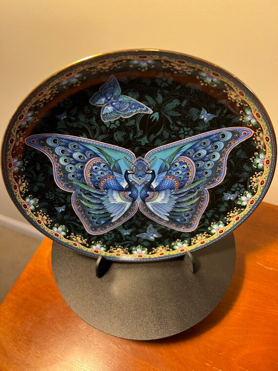 Vintage Sapphire Splendor Enchanted Wings Limited Edition by Oleg