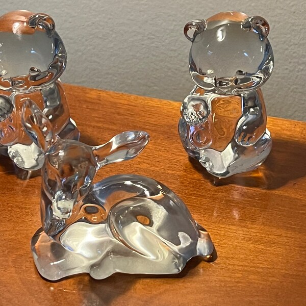 Fenton Glass Deer Etsy