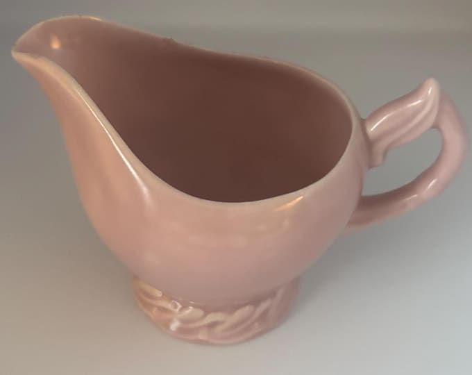 Vernon Kilns Native California Pink Creamer, Lover Antiques and Vintage