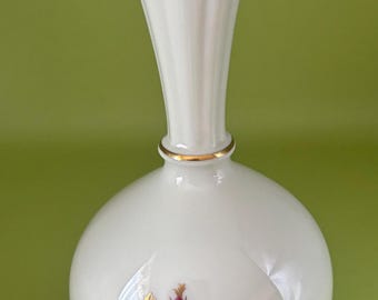 Vintage Lenox Rose Bud Base Flower Vase with 24K Gold Gilding Lover Antiques and Vintage