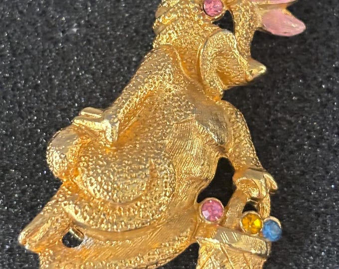 Vintage Beatrix Bunny Rabbit Pin Lover Antiques and Vintage