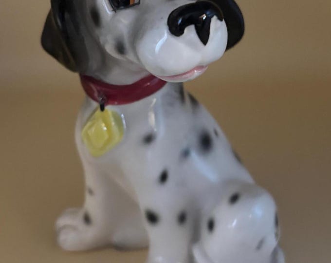Vintage Dalmatian Dog Hand Painted Figurine Animal Figure Lover Antiques and Vintage