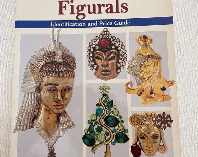 Warman’s Costume Jewelry Figurals Identification and Price Guide Book, by Kathy Flood, Lover Antiques and Vintage