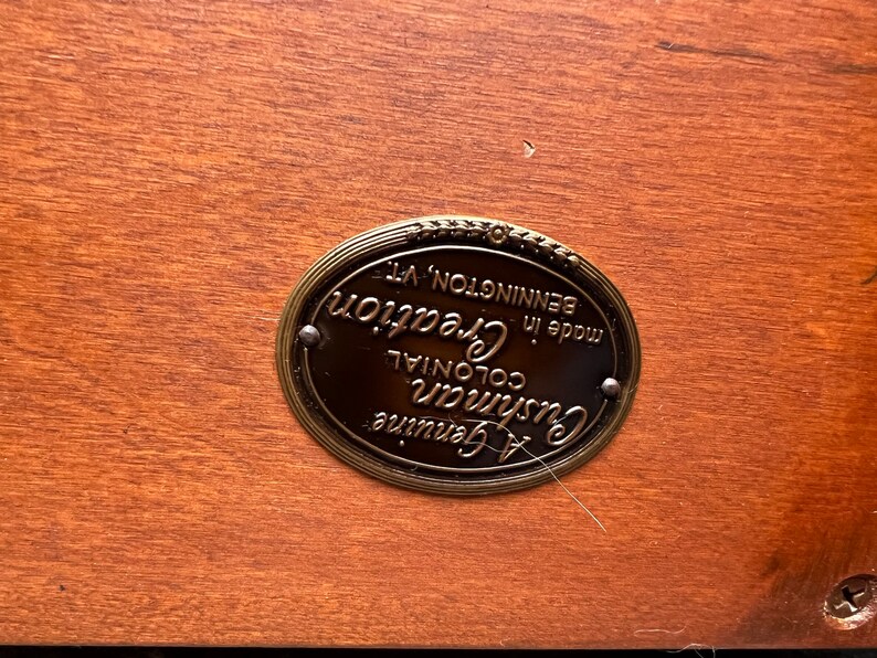 Cushman Colonial Creations Captain John Norton Night Table No. Etsy