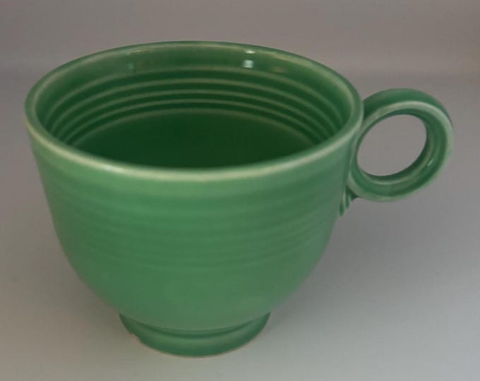 Fiesta Ware Green Coffee Cup, Fiestaware Original Green Homer Laughlin, Lover Antiques and Vintage
