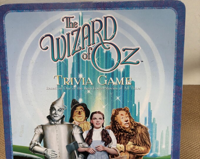 Vintage The Wizard of Oz Trivia Game Set Lover Antiques and Vintage