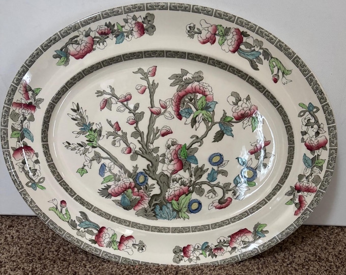 Vintage Indian Tree Johnson Bros Platter Made in England Lover Antiques and Vintage