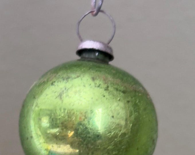 Vintage Shiny Brite Striped Ball Ornament Circle Circa 1940’s Lover Antiques and Vintage