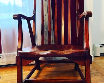 Cushman Colonial Creations Salem High Back Chair No. 6181