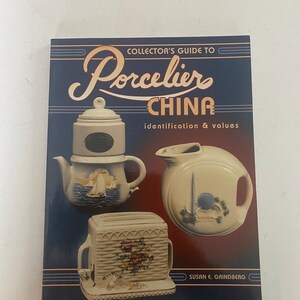 Collector’s Guide to Porcelier China Book, Identification & Values Guide Book, Lover Antiques and Vintage