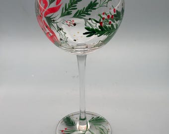 Lenox Gems Hand Painted Balloown Wine Glass, Lover Antiques and Vintage