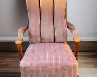 Cushman Colonial Creations Ethan Allen Pipe Back Chair No. 0180 Vintage Paddle Arm Furniture Lover Antiques and Vintage