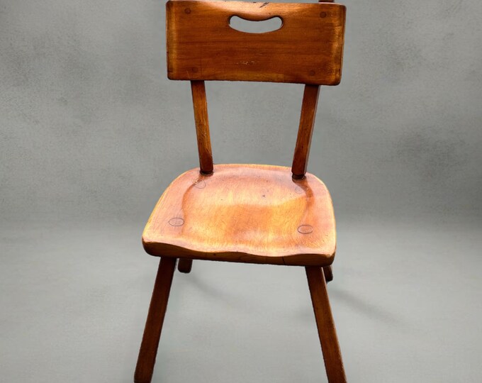 Cushman Colonial Creations Malden Side Chair No. 4-24 Cushman Rustic Desk Chair Lover Antiques and Vintage