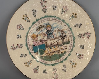 Vintage Royal Doulton Collectors Plate Capricornus Kate Greenway Almanac 1884 Lover Antiques and Vintage