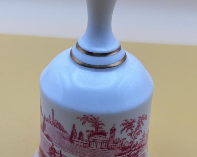 Vintage Spode Bell From England Fine Bone China Floral Design Lover Antiques and Vintage