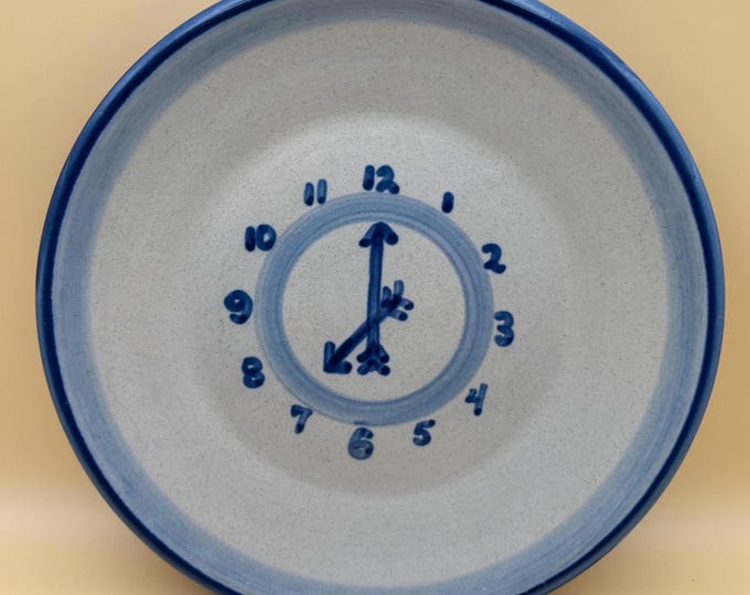 Vintage MA Hadley Clock Plate 7:00 Lover Antiques and Vintage