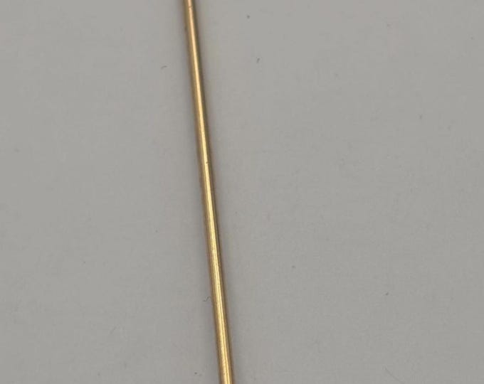 Vintage Gold Music Treble Clef Stickpin Musical Note Lover Antiques