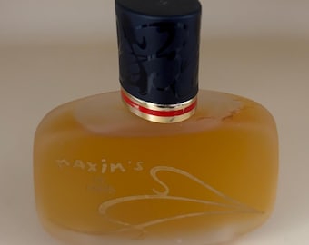 Vintage Maxim's de Paris Miniature Parfum Perfume Bottle, Lover Antiques and Vintage