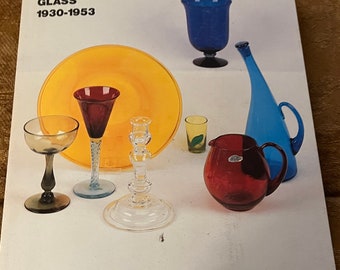 Vintage Blenko Glass 1930-1953 Book by Eason Eige and Rick Wilson Glass Art Guide Book Lover Antiques and Vintage