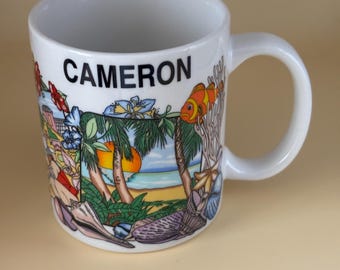 Bermuda Souvenir Cup, tropical paradise design, collectible coffee, island keepsake
